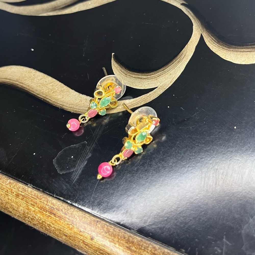 Real authentic Indian women fashionable earrings